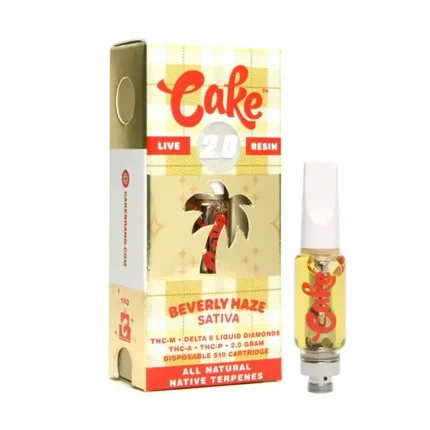 CAKE – 2000mg Live Resin 510 Vape Cartridge Australia – Beverly Haze