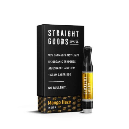 Straight Goods 1g 510 THC Vape Cartridge – Mango Haze