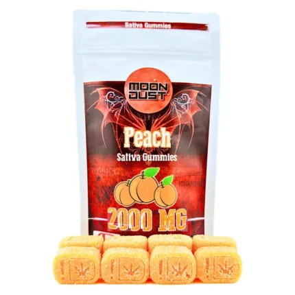 Moondust – 2000mg THC Gummies Australia – Peach